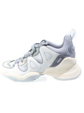 Fendi Fluid Dad Low Cut Sneakers Gray White Graywhite